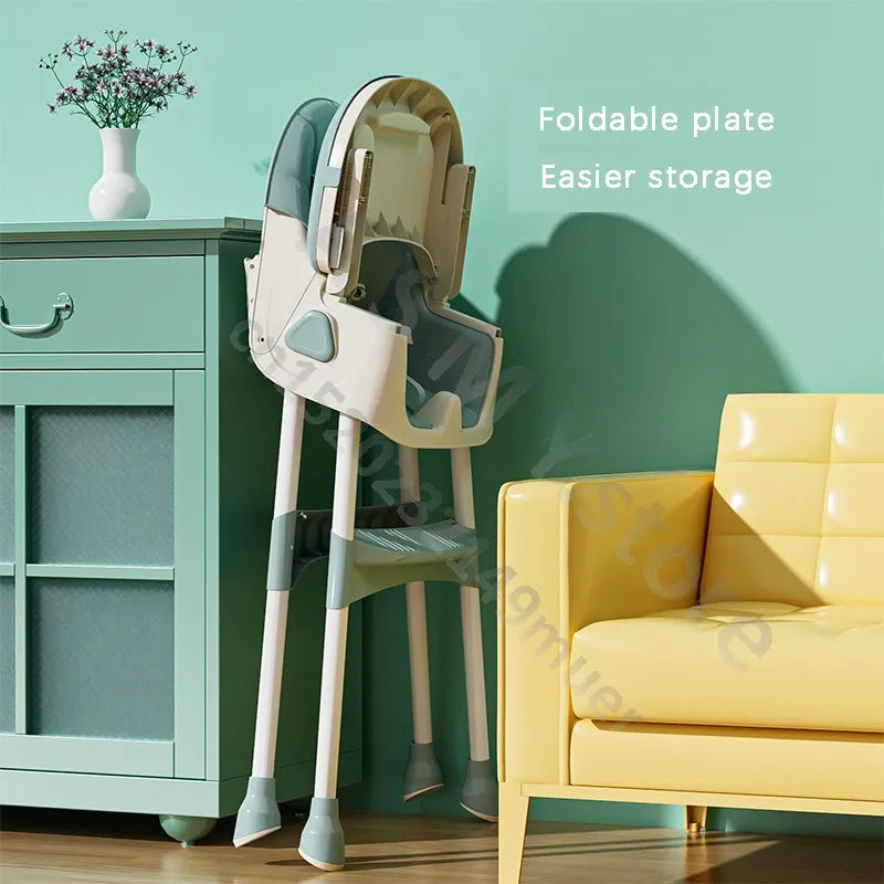 baby dinner table and chairs multifunctional dining table and chairs children dining table/Children's seat reclining foldable